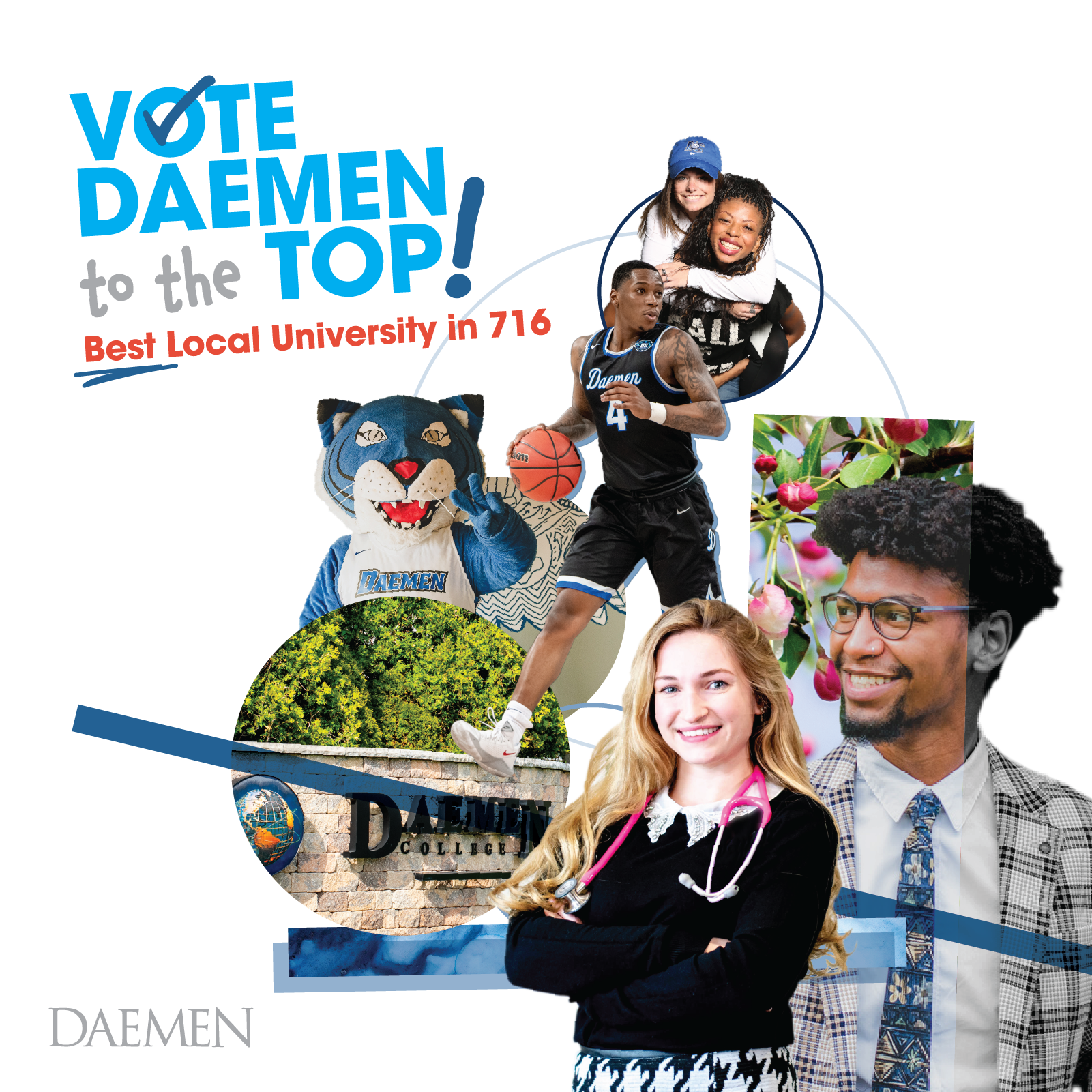 Vote Daemen to the Top! 