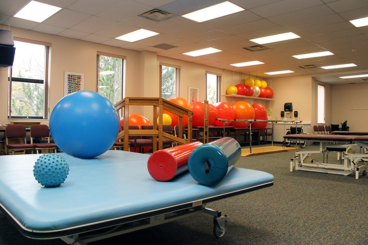 physical therapy class equipment