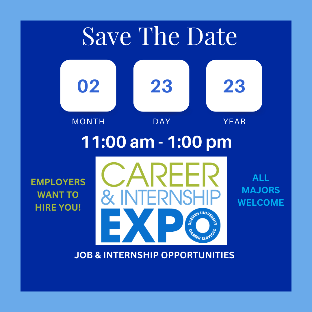 Save the Date for the 2/23/23 Career & Internship Expo