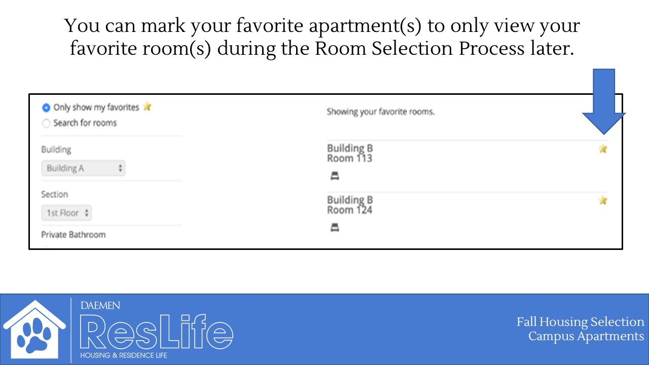 Favorite Apartments/Rooms