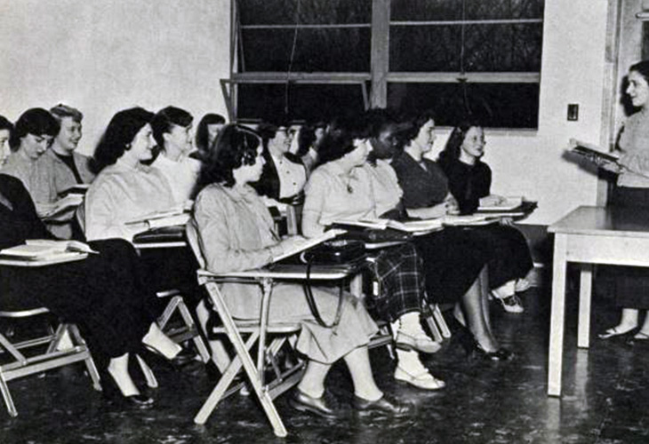 College students c. 1953