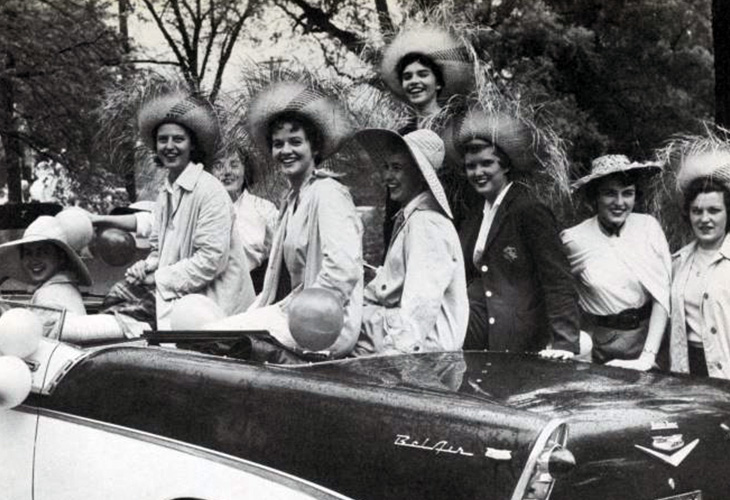1958 students in car