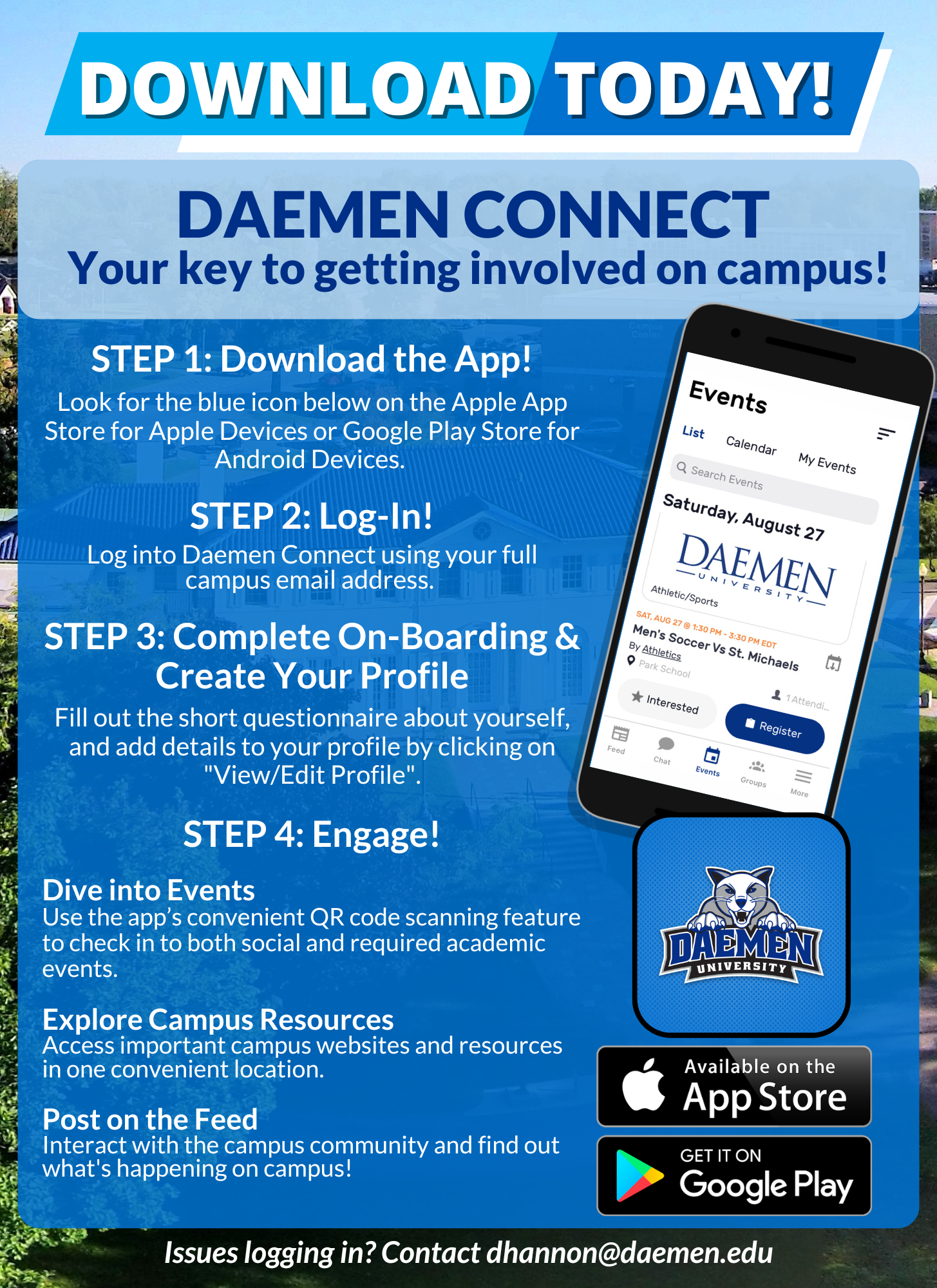 Daemen Connect Flyer