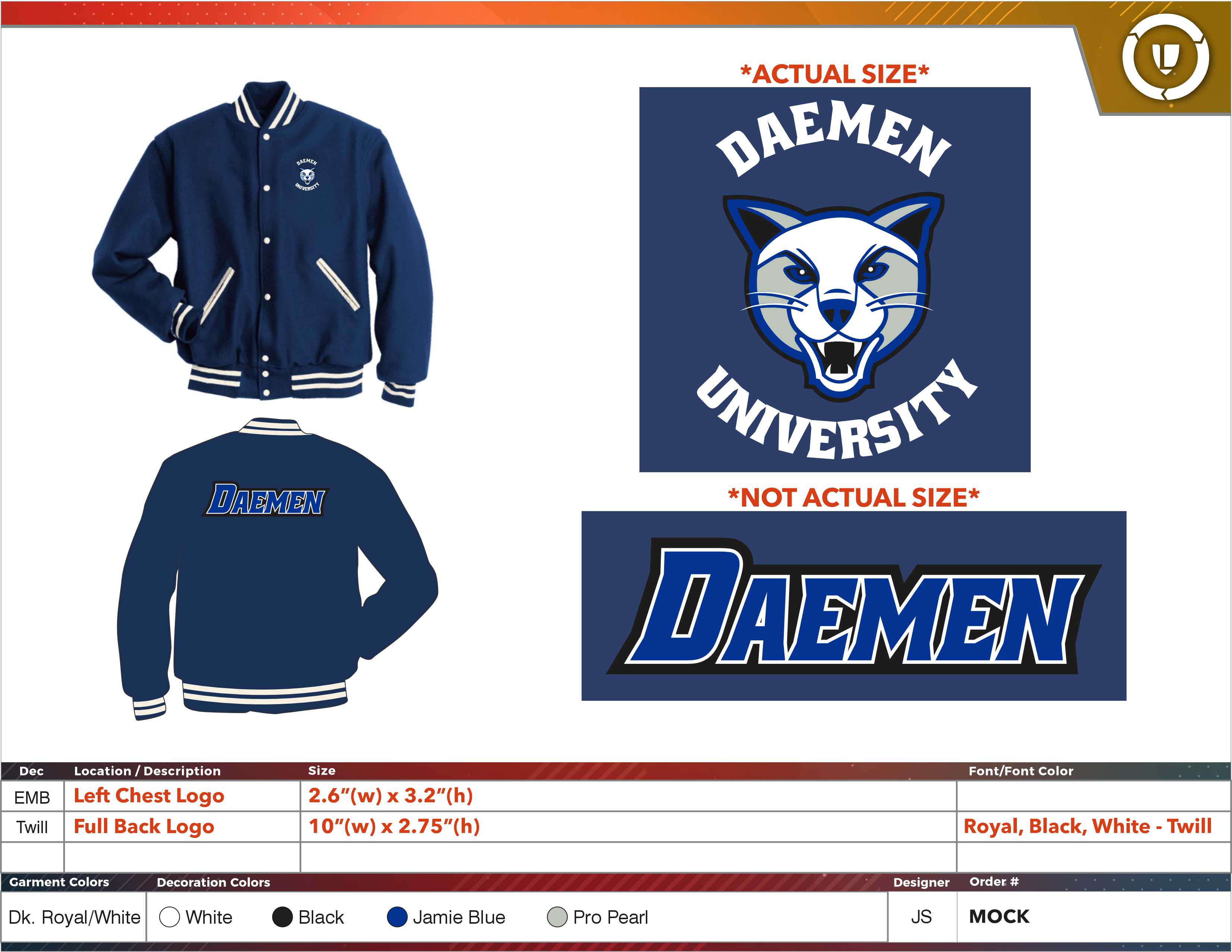 Varsity Jacket Option #2