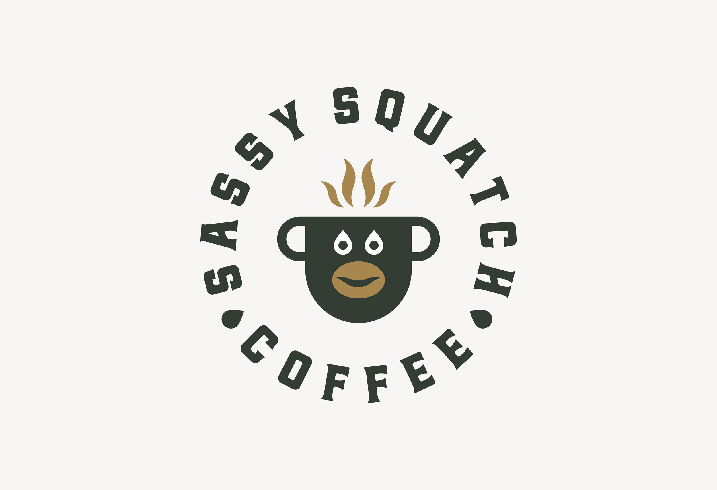 Sassy Squatch Coffee Brand Identity + Packaging