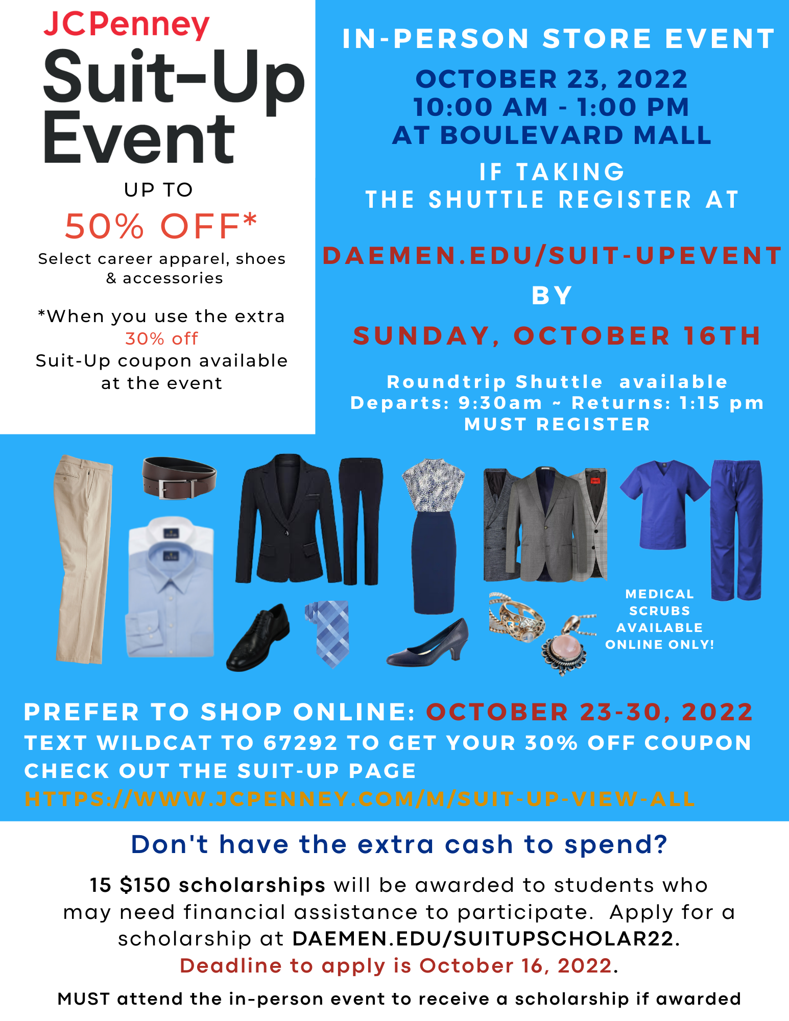 JC Penney Suit-up Event - October 23, 2022
