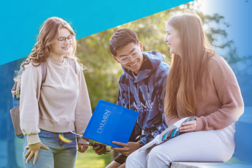 Students outside