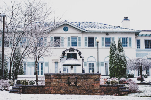 Rosary Hall winter